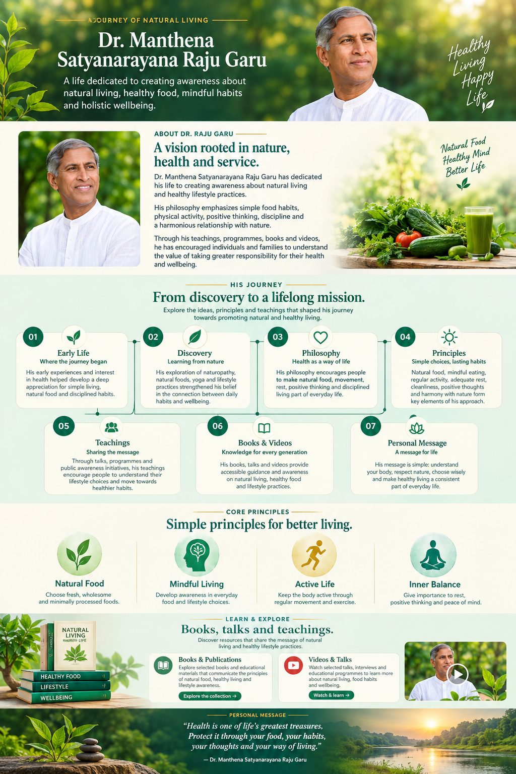 Dr. Manthena's journey